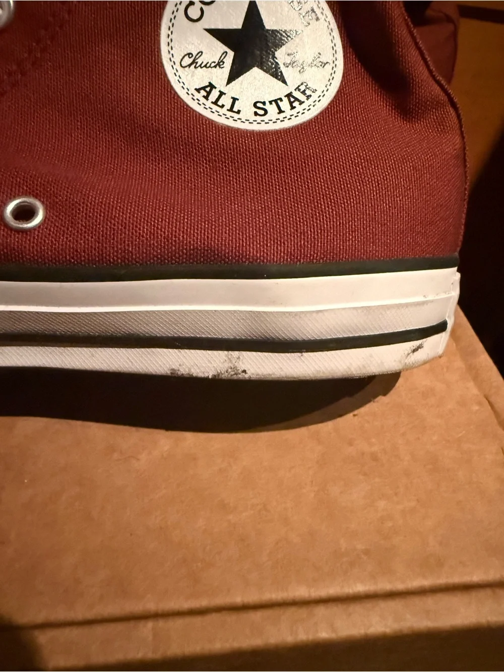 Converse All Star Brown High Top Shoes - Picture 8 of 8